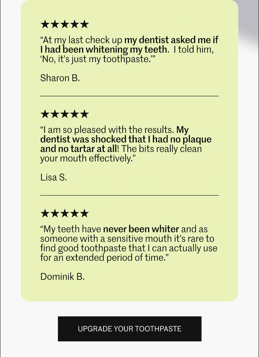 Word of mouth Word of mouth