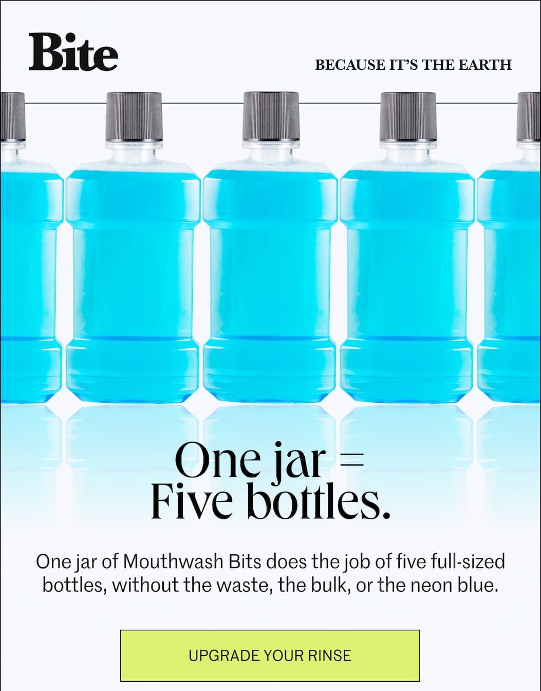 Upgrade your rinse Upgrade your rinse