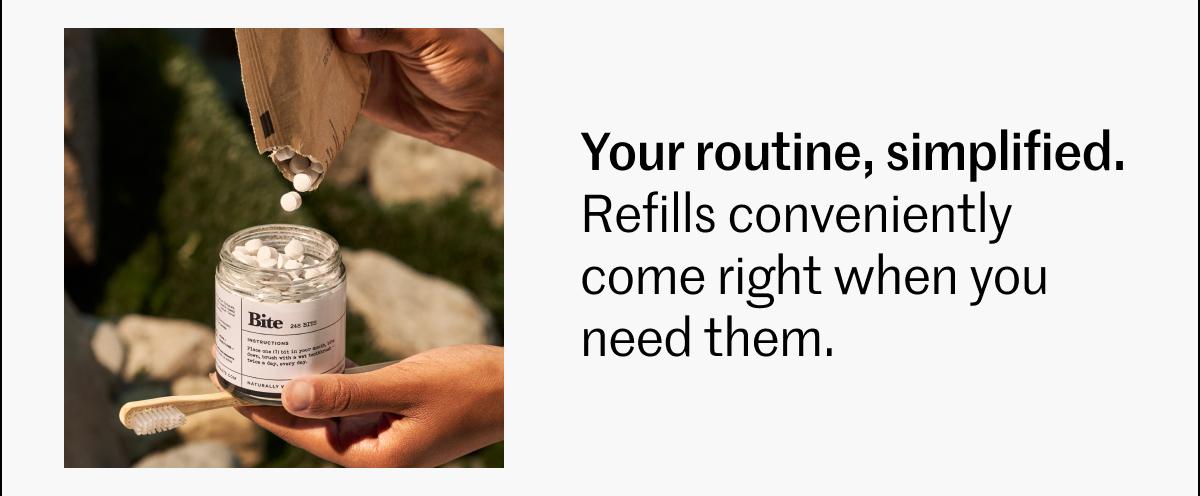 Your routine, simplified.