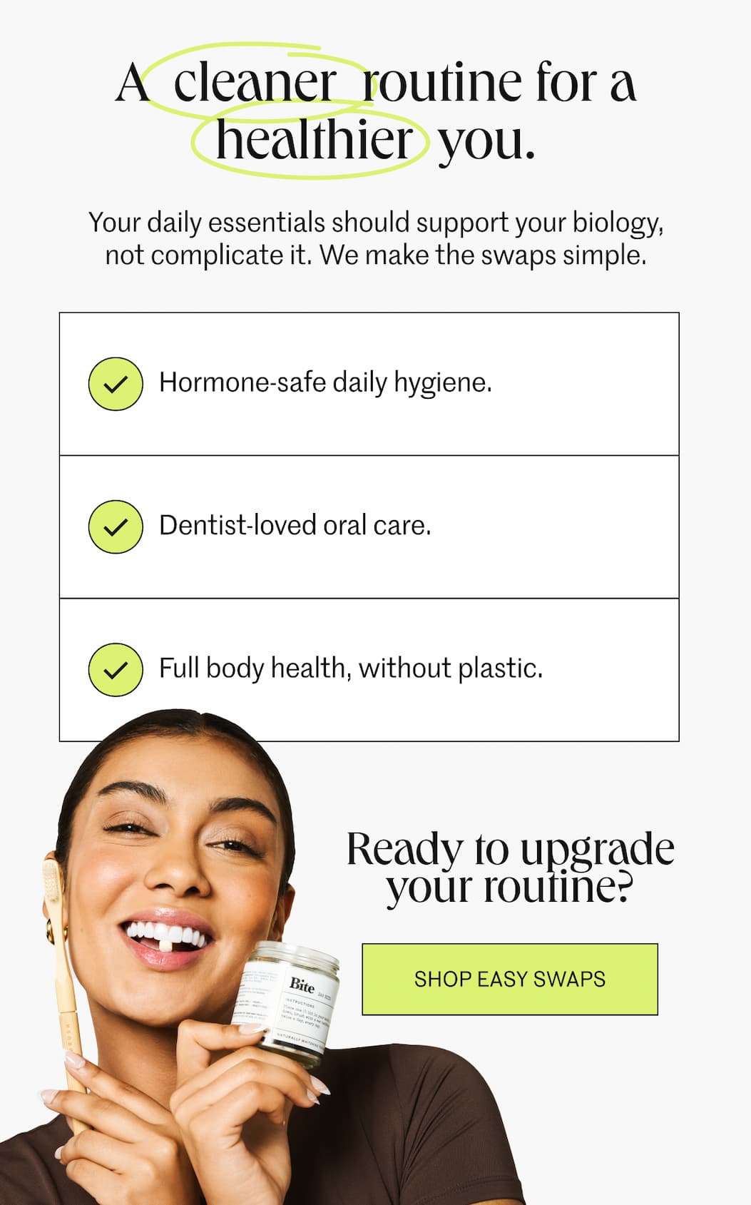 Upgrade your routine