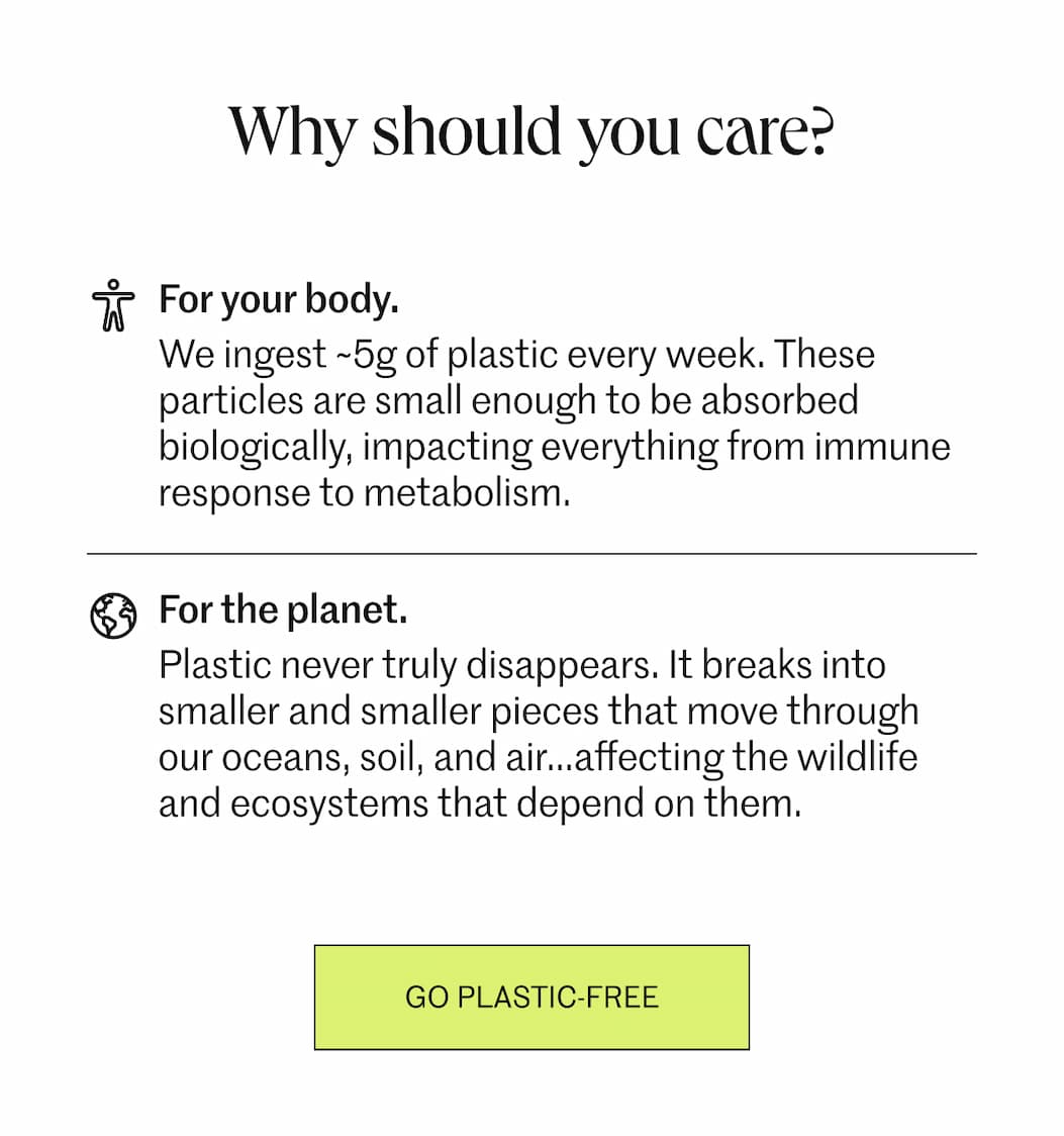 Go microplastic free