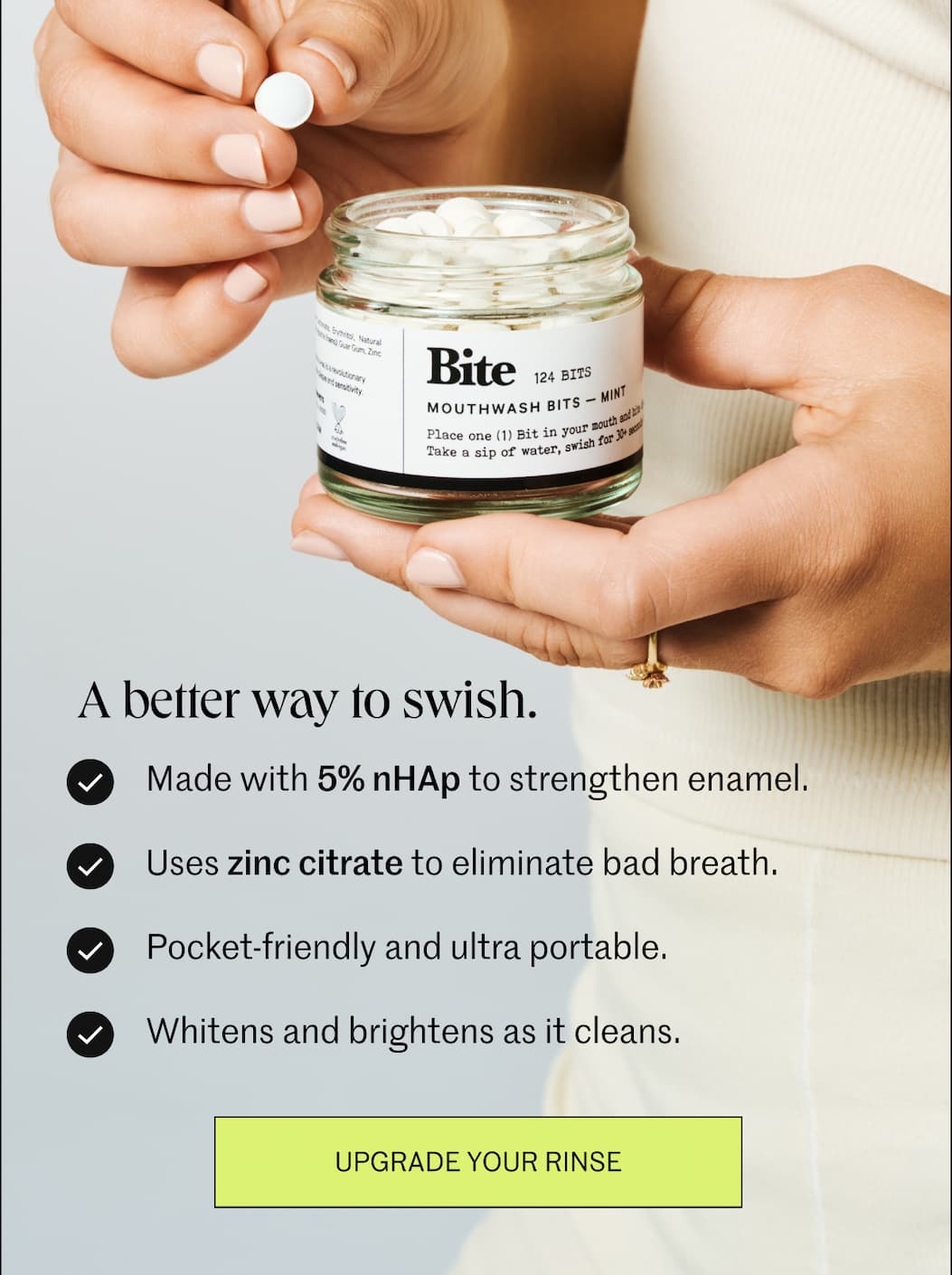 Upgrade your rinse Upgrade your rinse