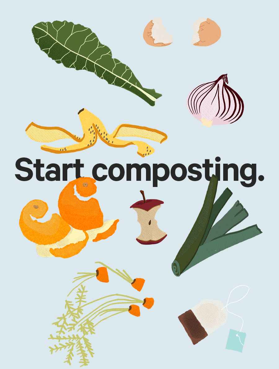 Start composting.