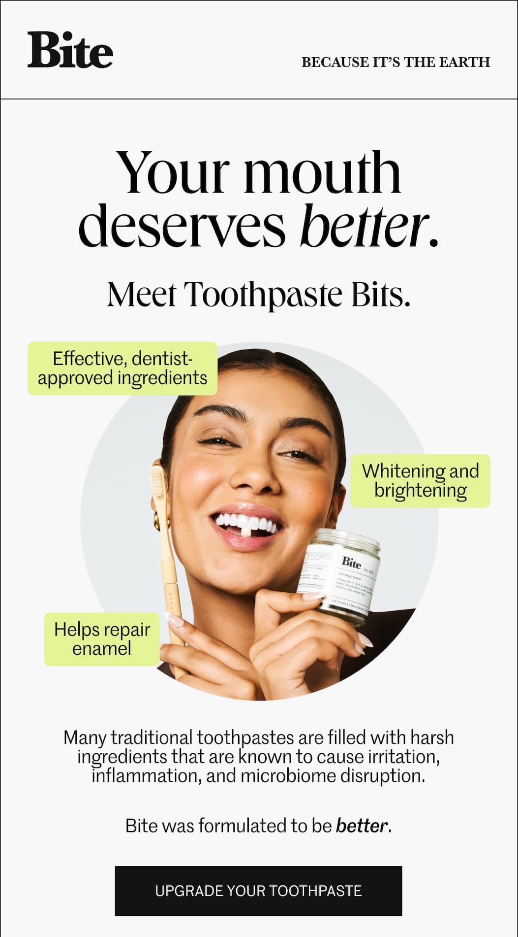 Your mouth deserves better Your mouth deserves better