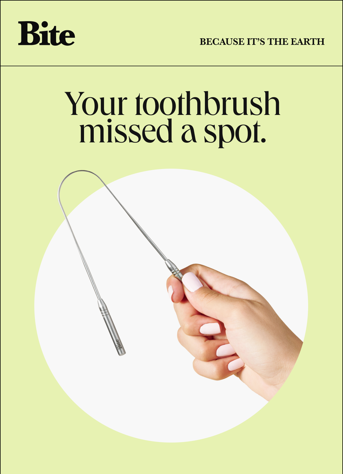Shop tongue scraper