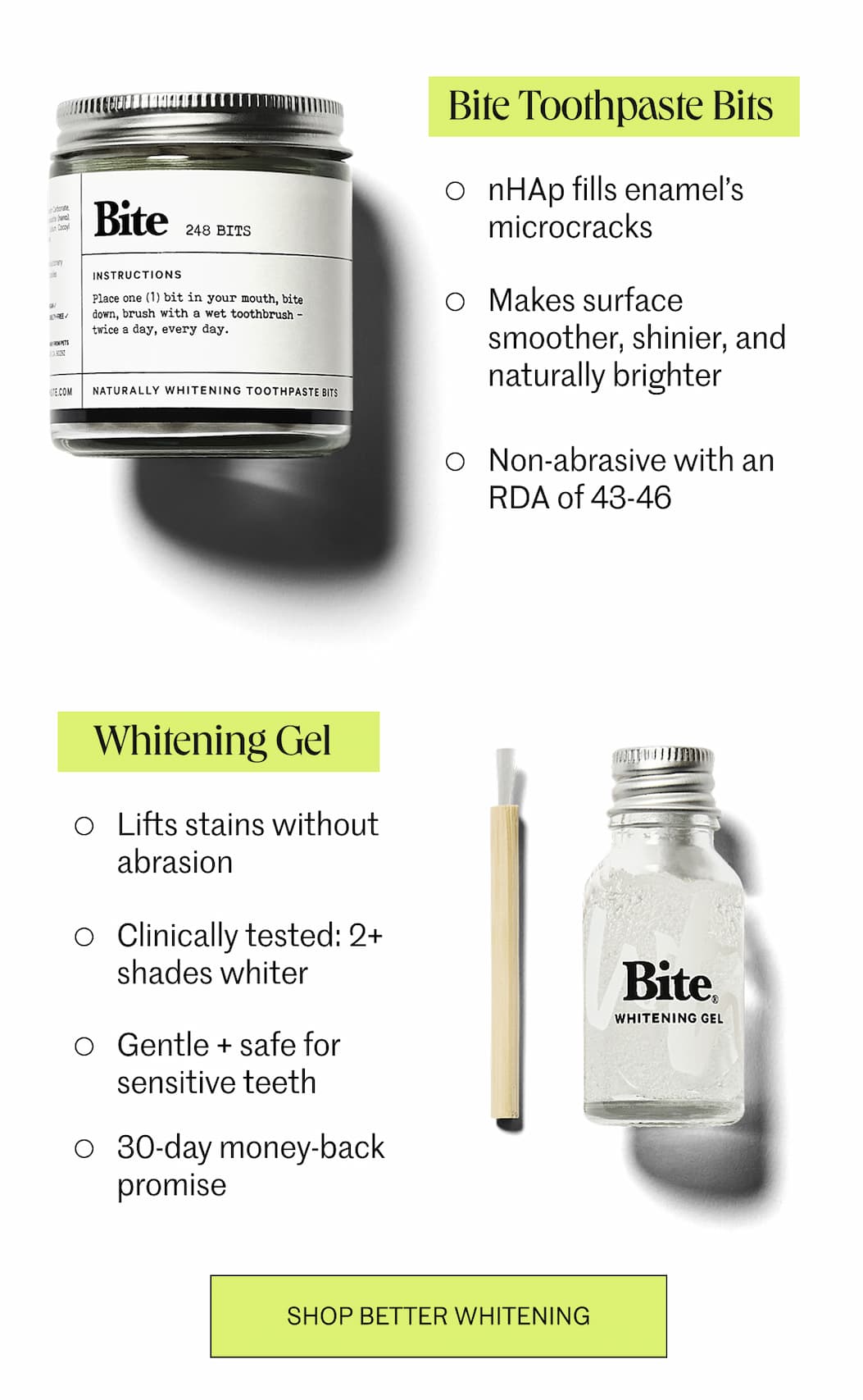 Shop Better Whitening