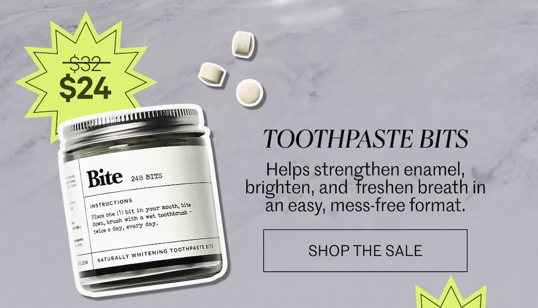 SHOP TOOTHPASTE BITS
