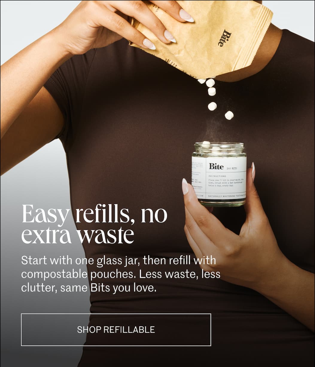 Easy refills, no extra waste. Easy refills, no extra waste.