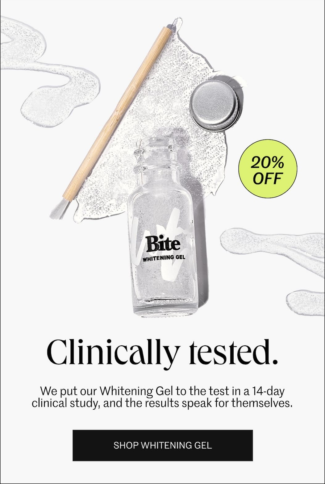 Clinically tested. Clinically tested.