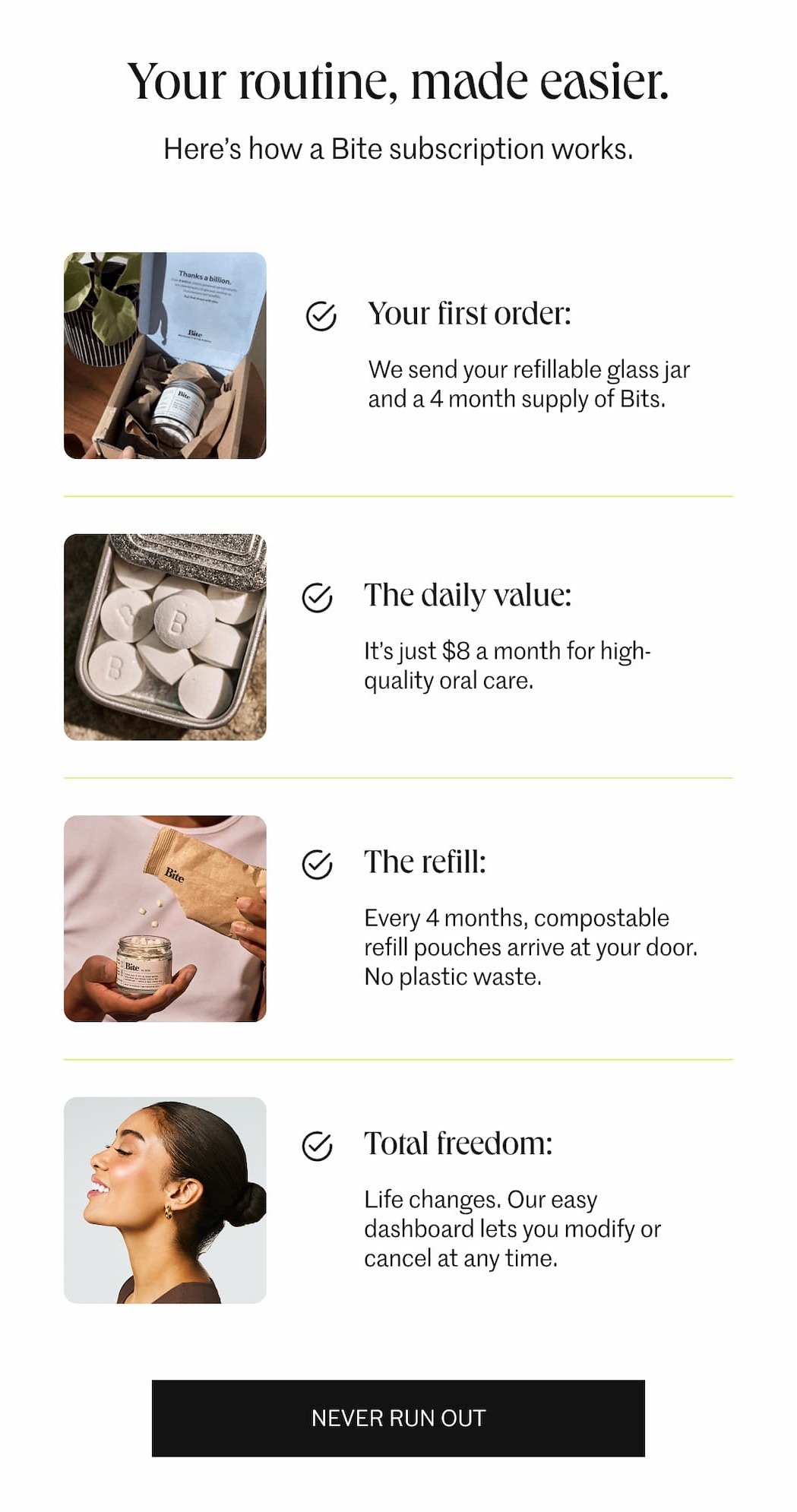 Your routine, made easier.