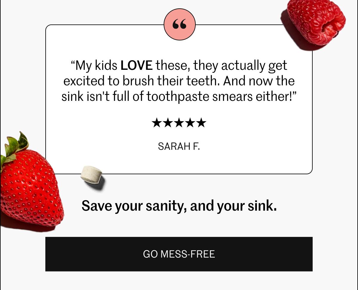 Save your sanity, and your sink.