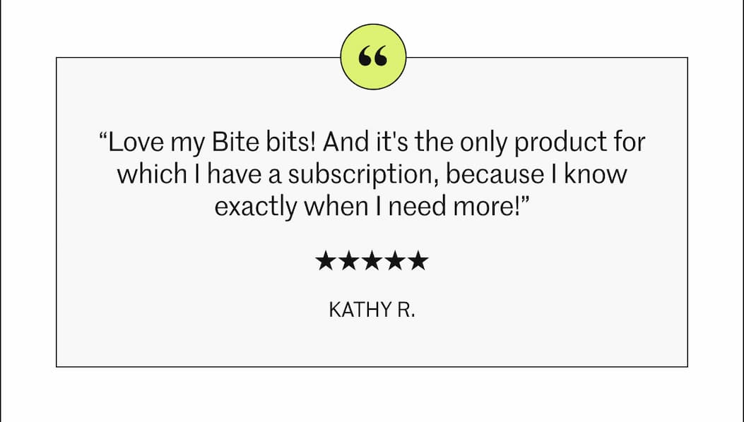 Shop toothpaste bits
