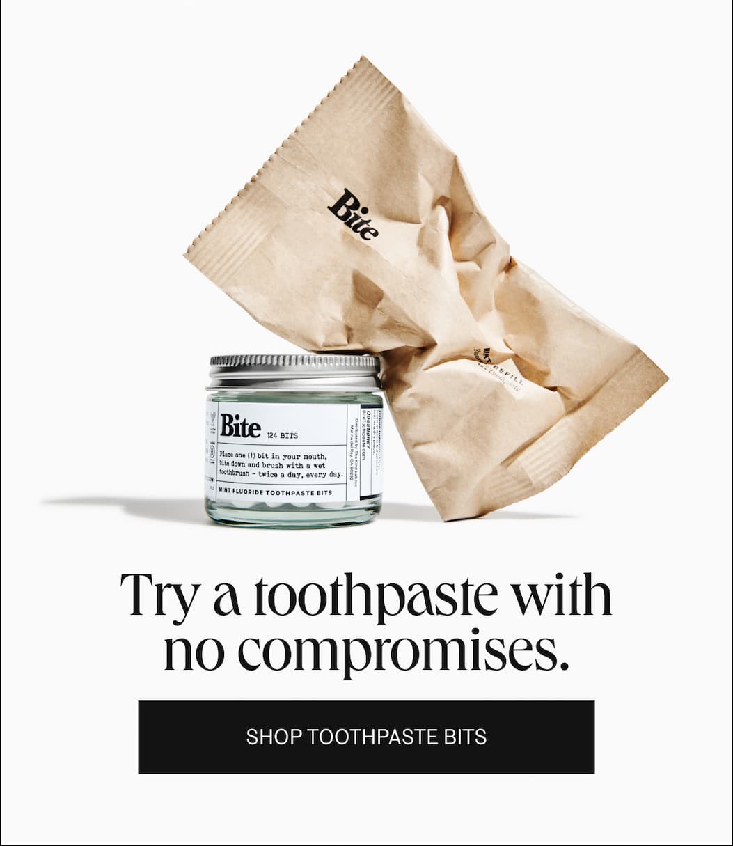 No compromise toothpaste.