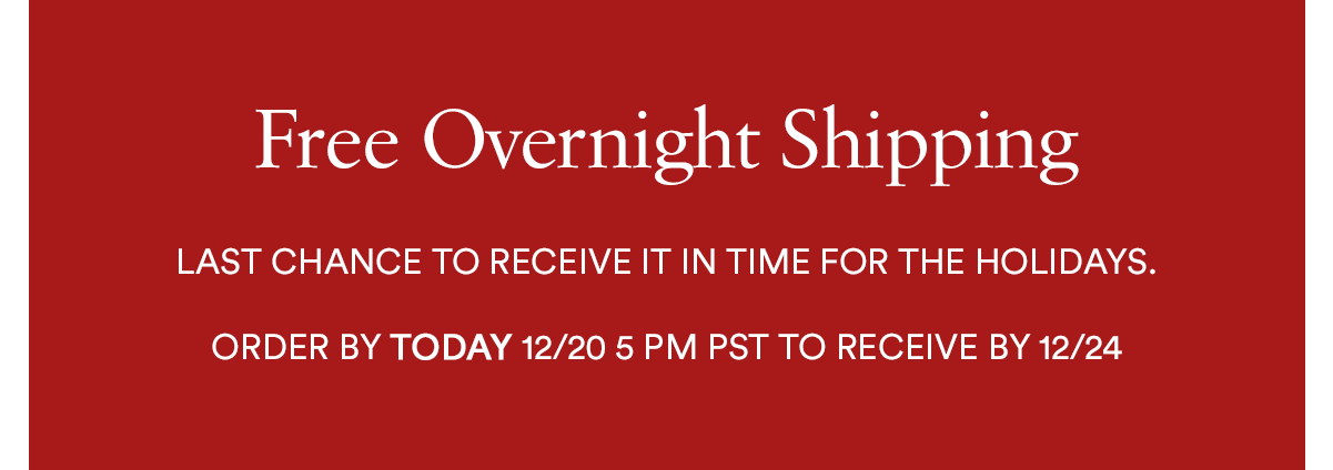 Free Overnight Shipping