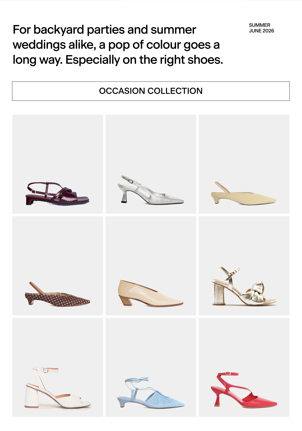 Special Occasion Collection
