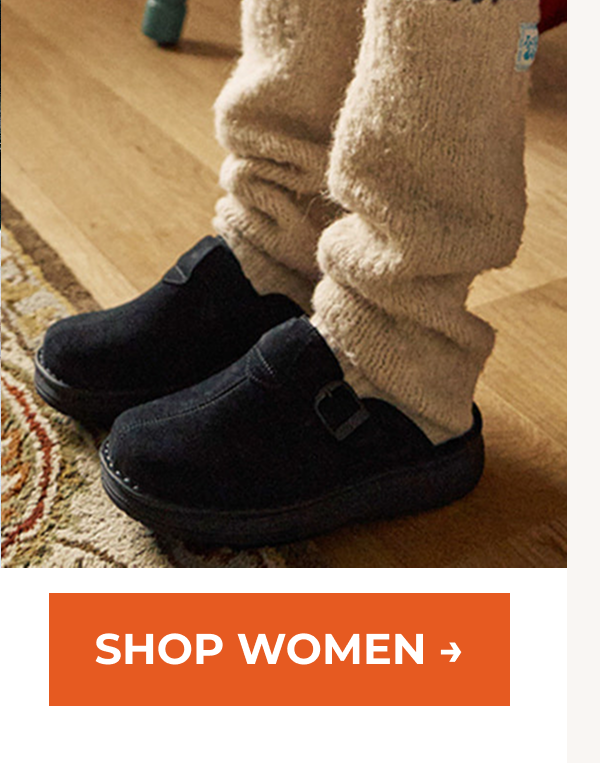 Nomad Front-Seam Suede Leather Clog  SHOP WOMEN