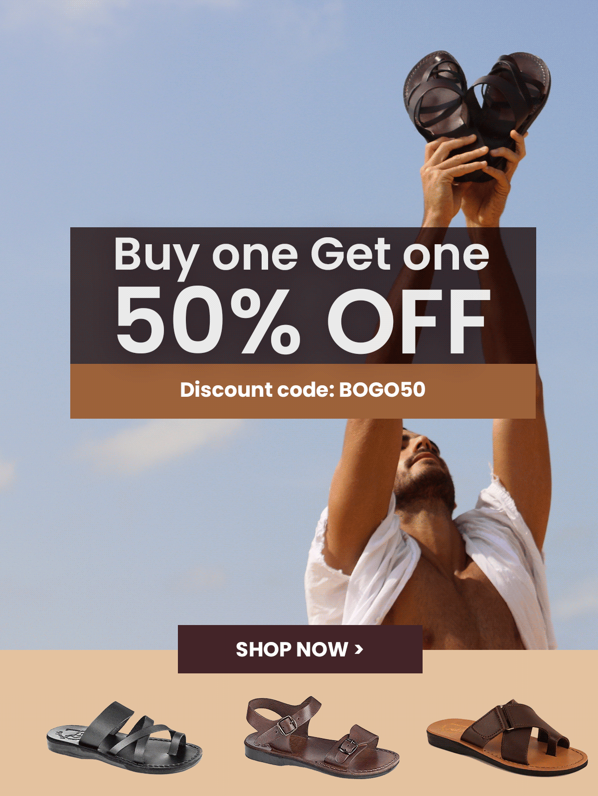 Buy One, Get One 50% Off
