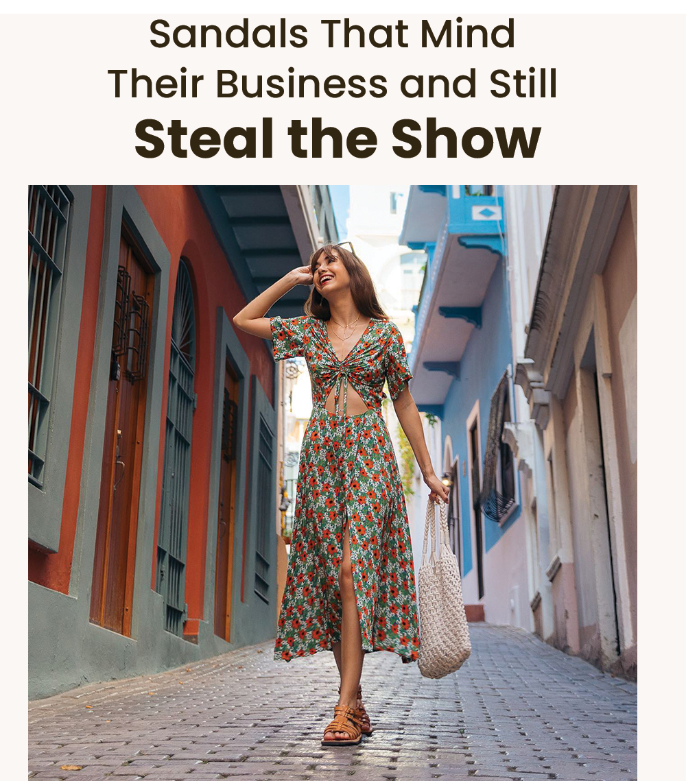 Sandals That Mind Their Business and Still Steal the Show