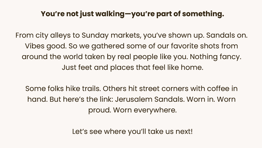 You’re not just walking—you’re part of something.