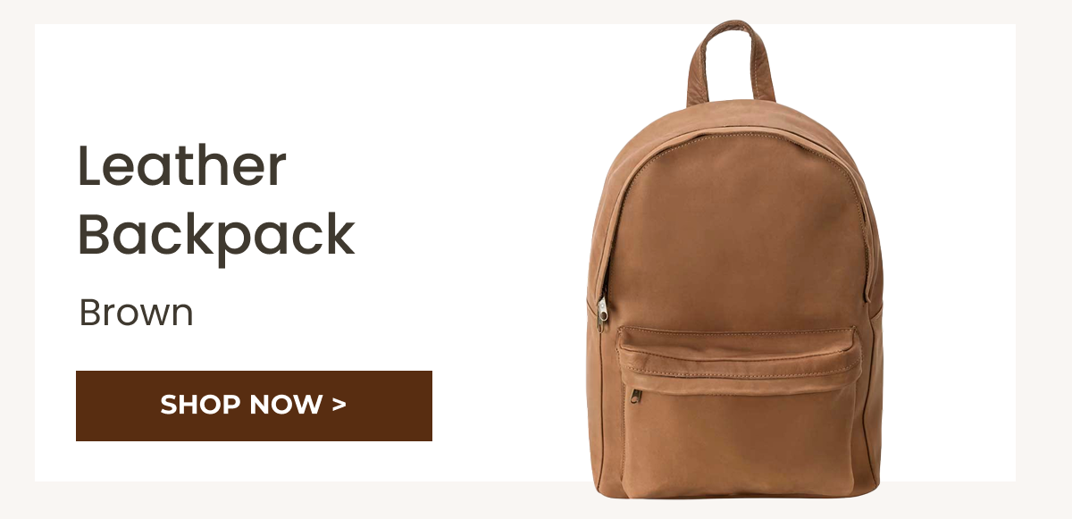 Leather Backpack