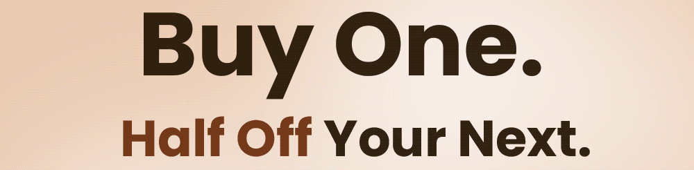 Buy 1 Get 1 50% Off