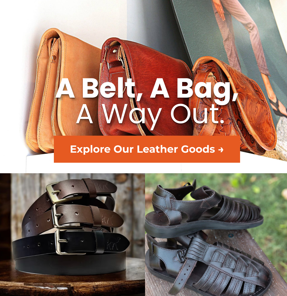 A Belt, A Bag, A Way Out.