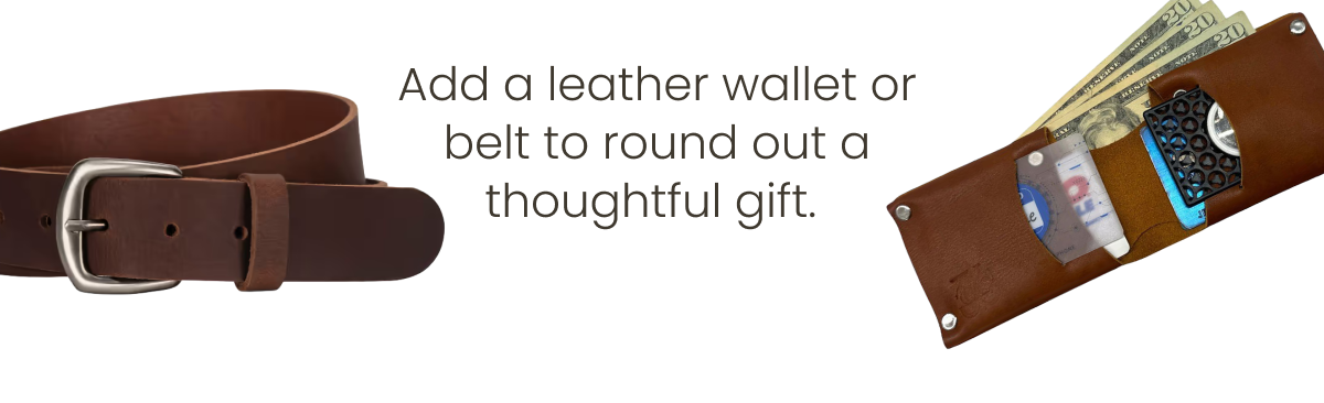 Add a leather Wallet