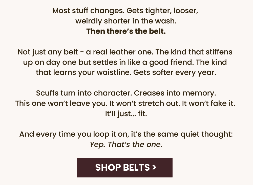 SHOP BELTS