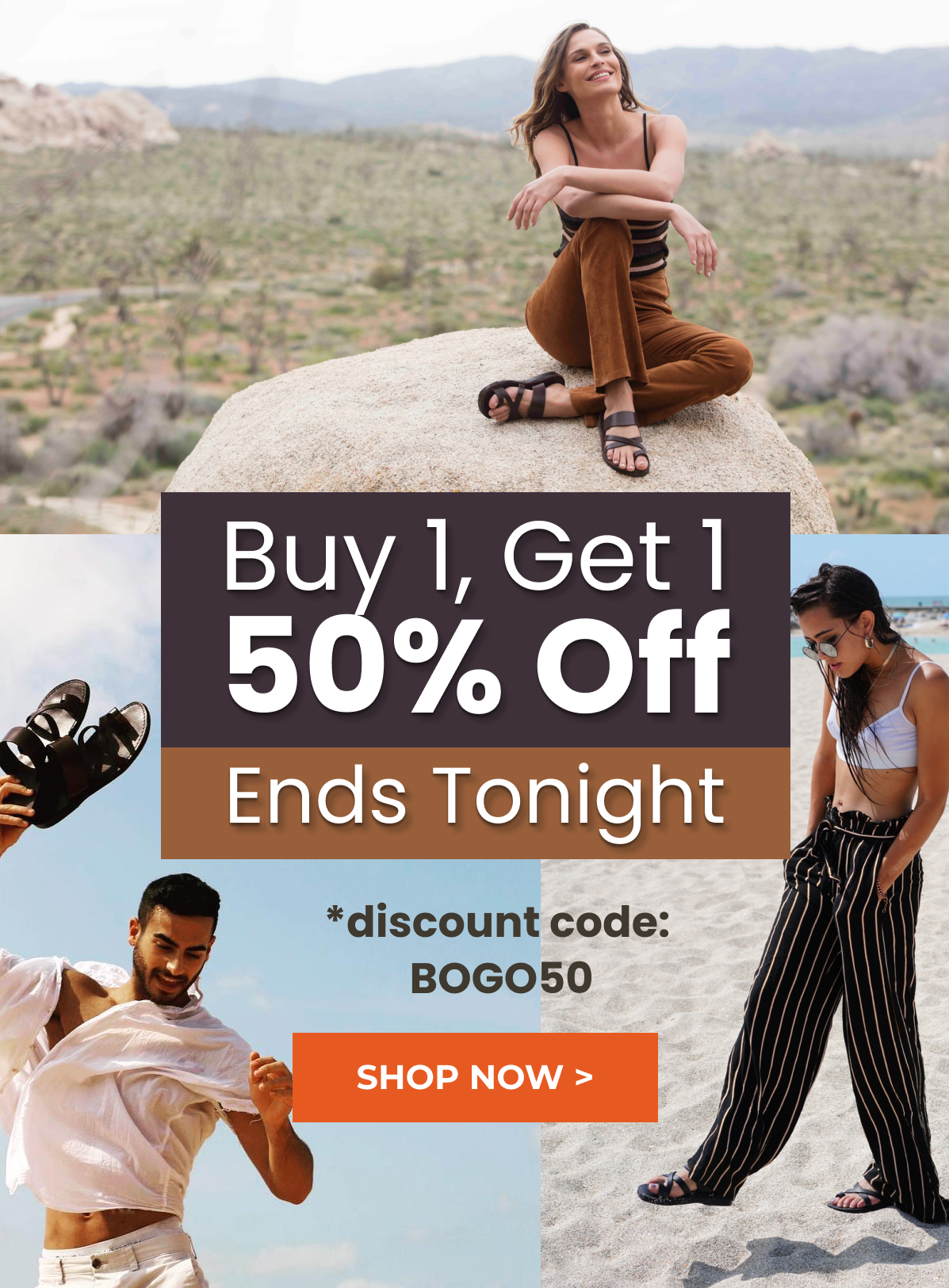 Buy 1, Get 1 50% Off Ends Tonight