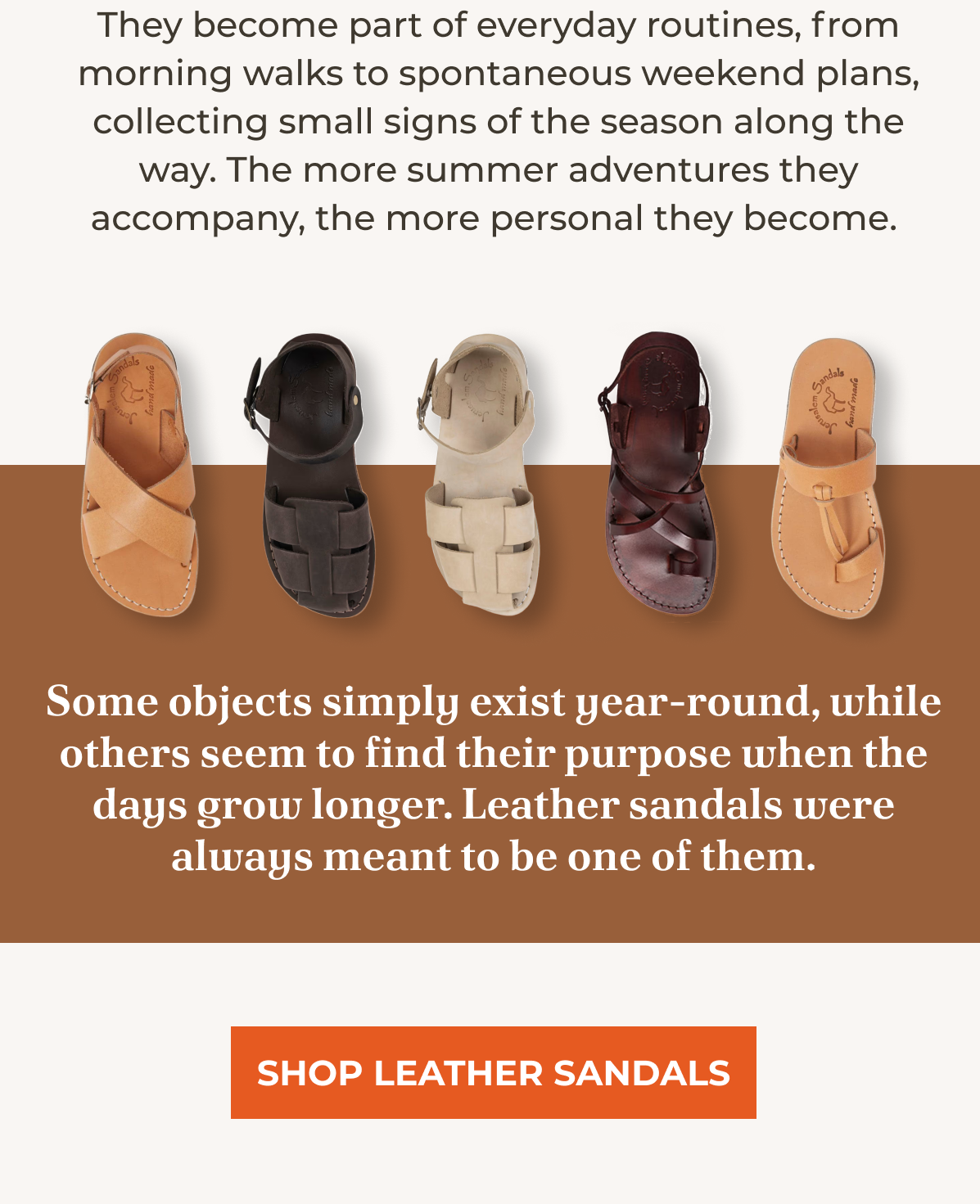 SHOP LEATHER SANDALS