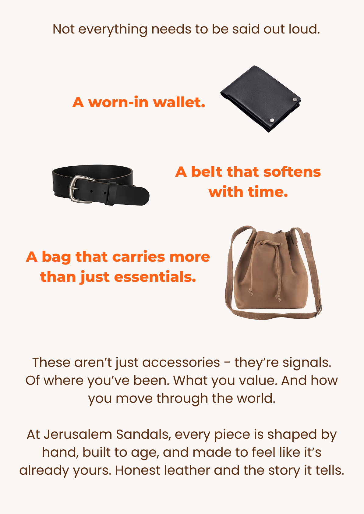 Not everything needs to be said out loud.