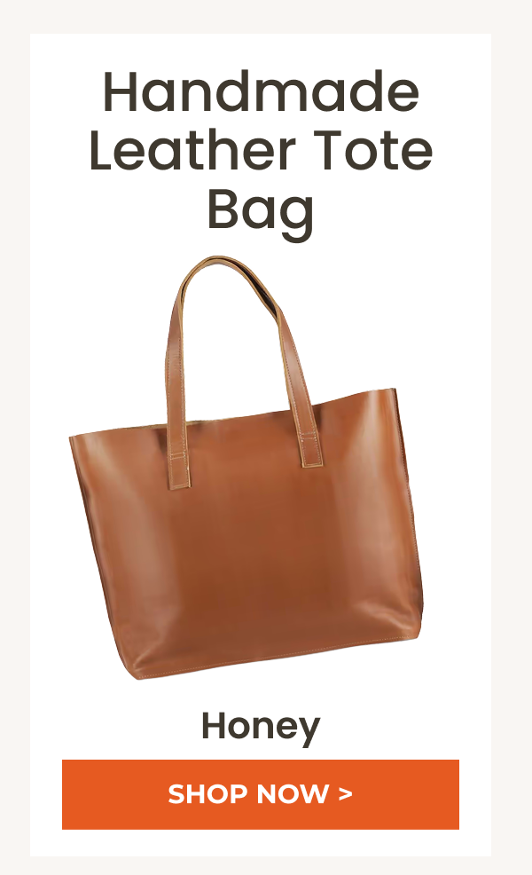 Handmade Leather Tote Bag