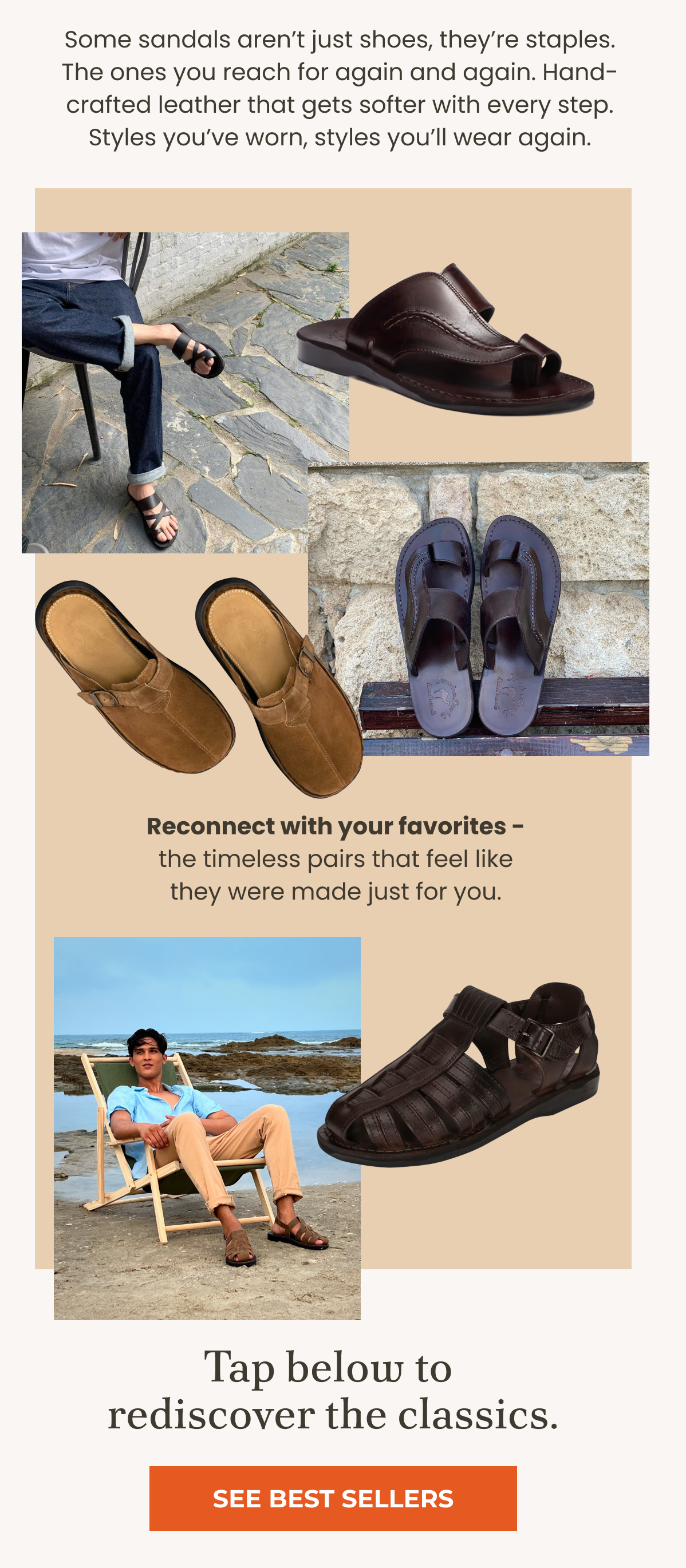 Some sandals aren't just shoes, they're staples. 