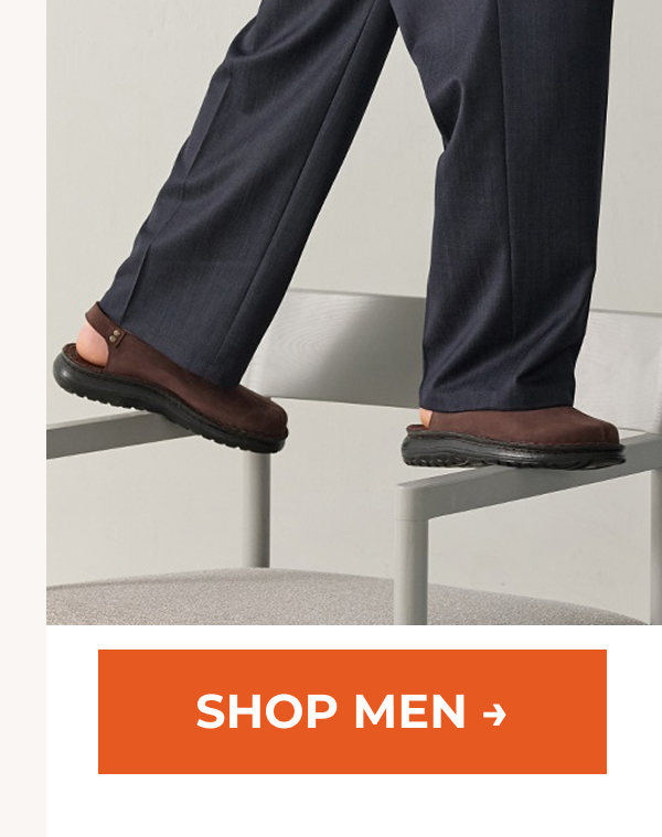 Anchor Back-Strap Leather Clog SHOP MEN