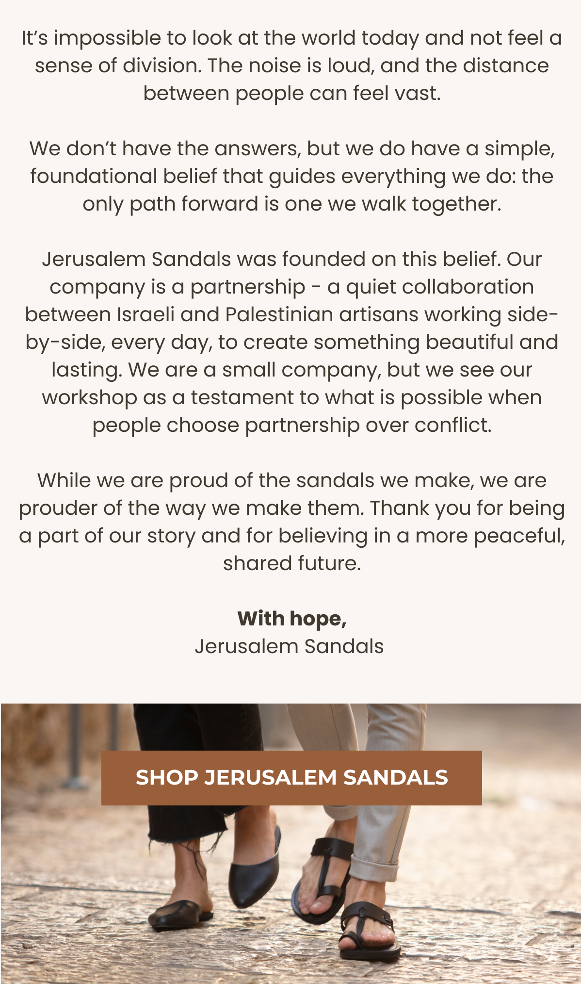 Shop Jerusalem Sandals