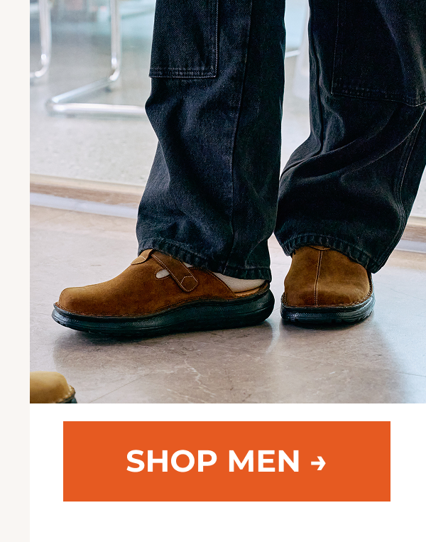 Nomad Front-Seam Suede Leather Clog SHOP MEN