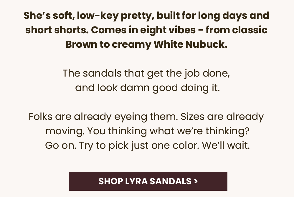 She’s soft, low-key pretty, built for long days and short shorts. 