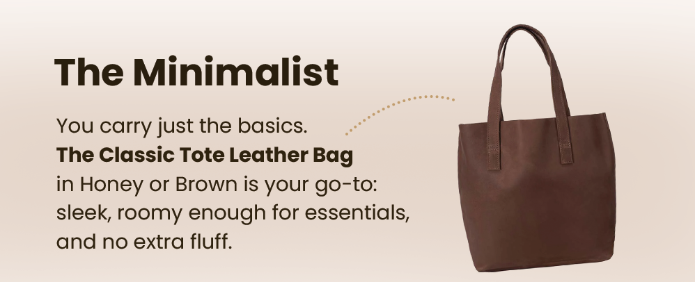 Classic Tote Leather Bag