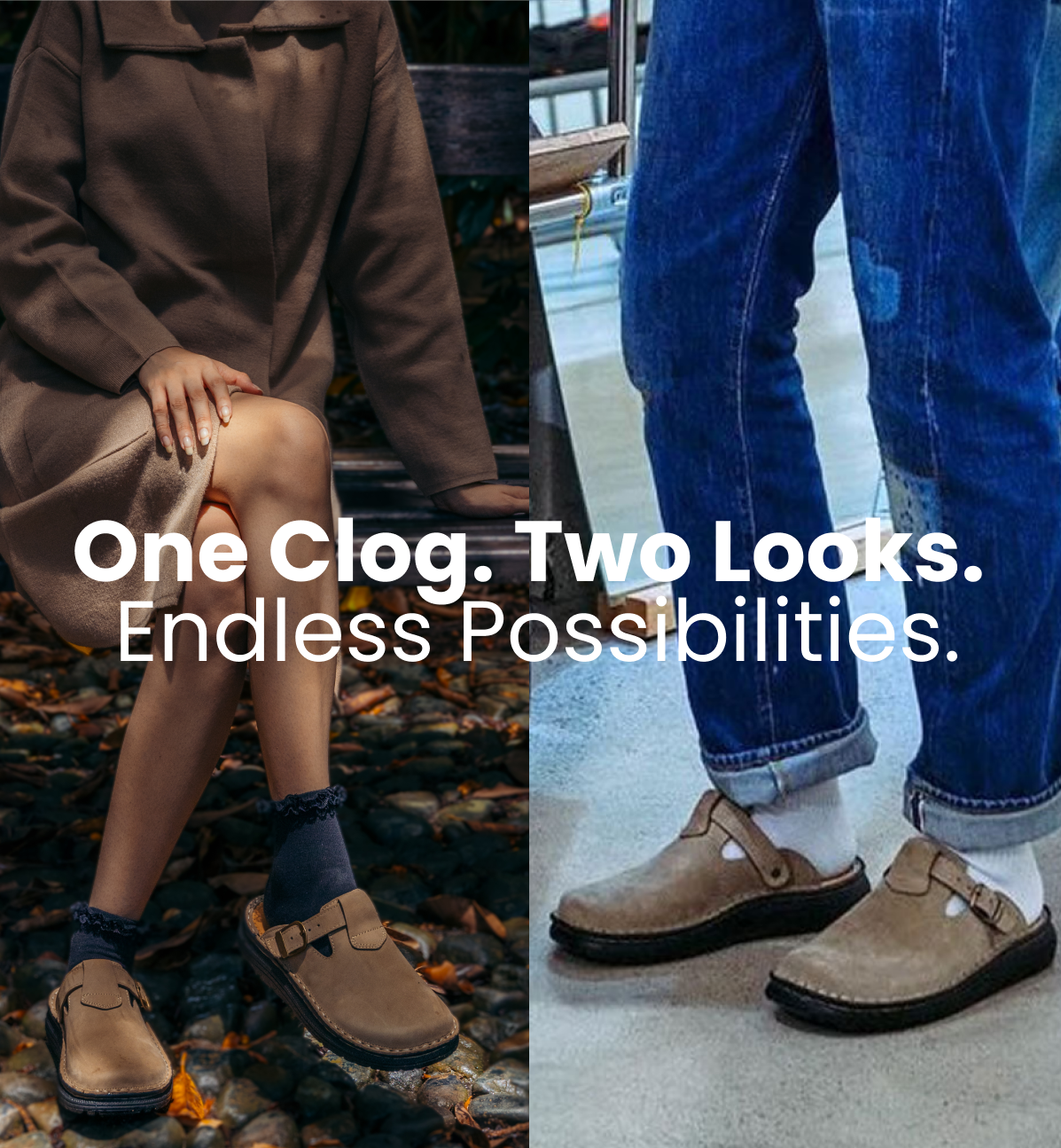 One Clog. Two Looks. Endless Possibilities.