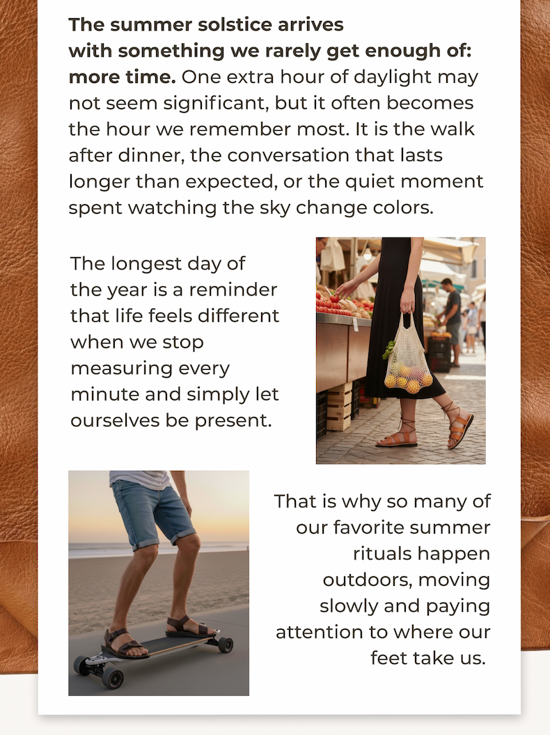  The summer solstice arrives with something we rarely get enough of: more time. 