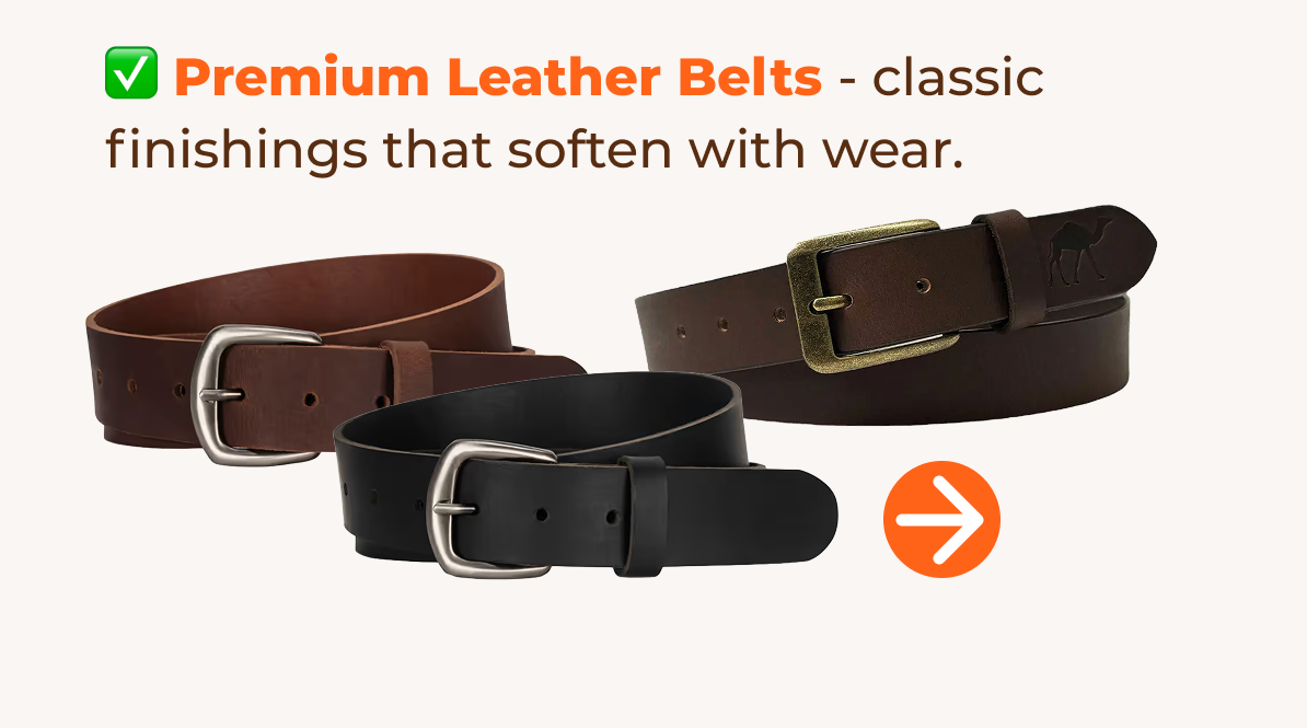 ✅ Premium Leather Belts 