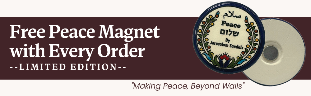 Free Peace Magnet with Every Order