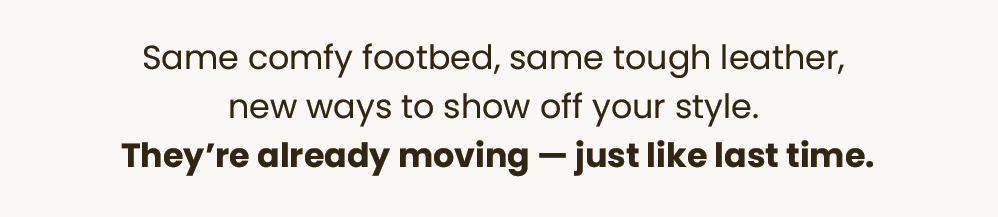 They're already moving - just like last time