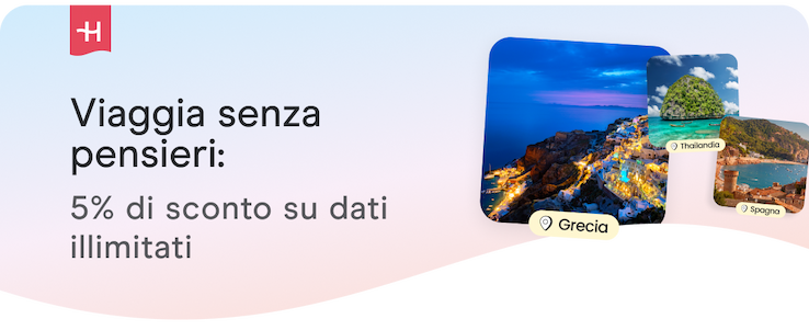 Non perdere questa occasione! Goditi internet ad alta velocità con la eSIM di Holafly.