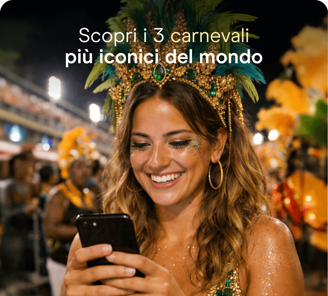 Scopri i 3 carnevali più iconici del mondo