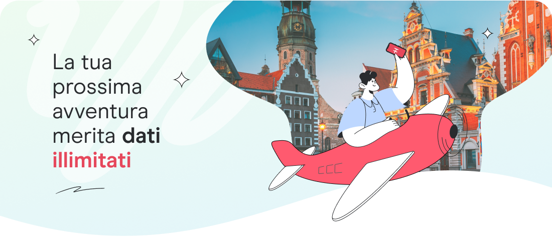 La tua prossima avventura merita dati illimitati