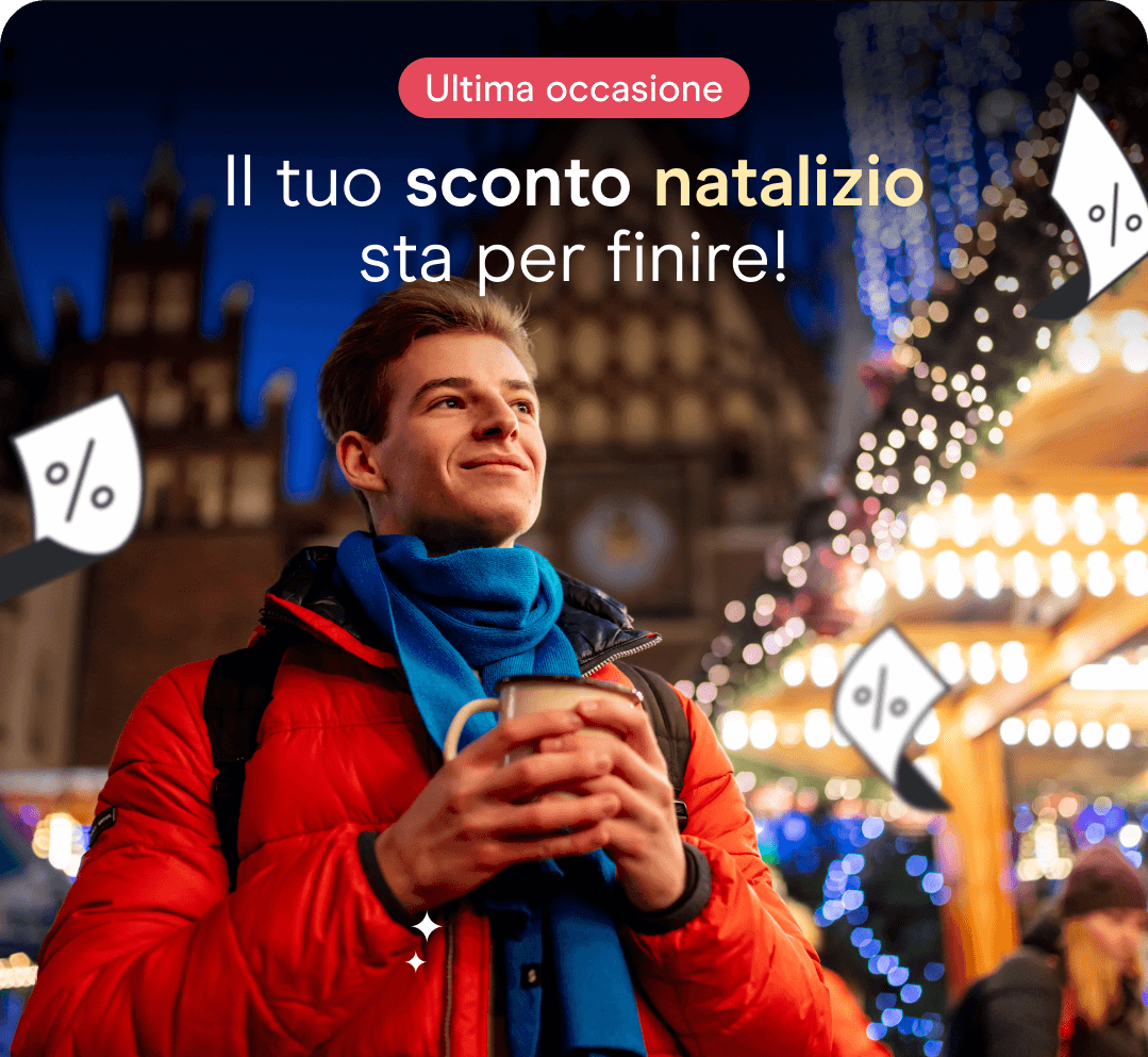 Il tuo sconto natalizio sta per scadere!