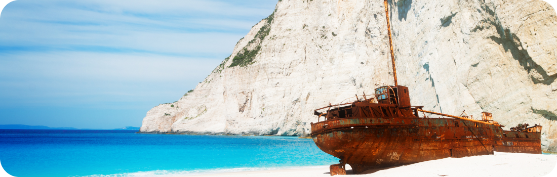 Navagio Beach, Grecia