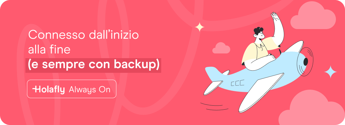 Connesso dall'inizio alla fine (e sempre con backup)