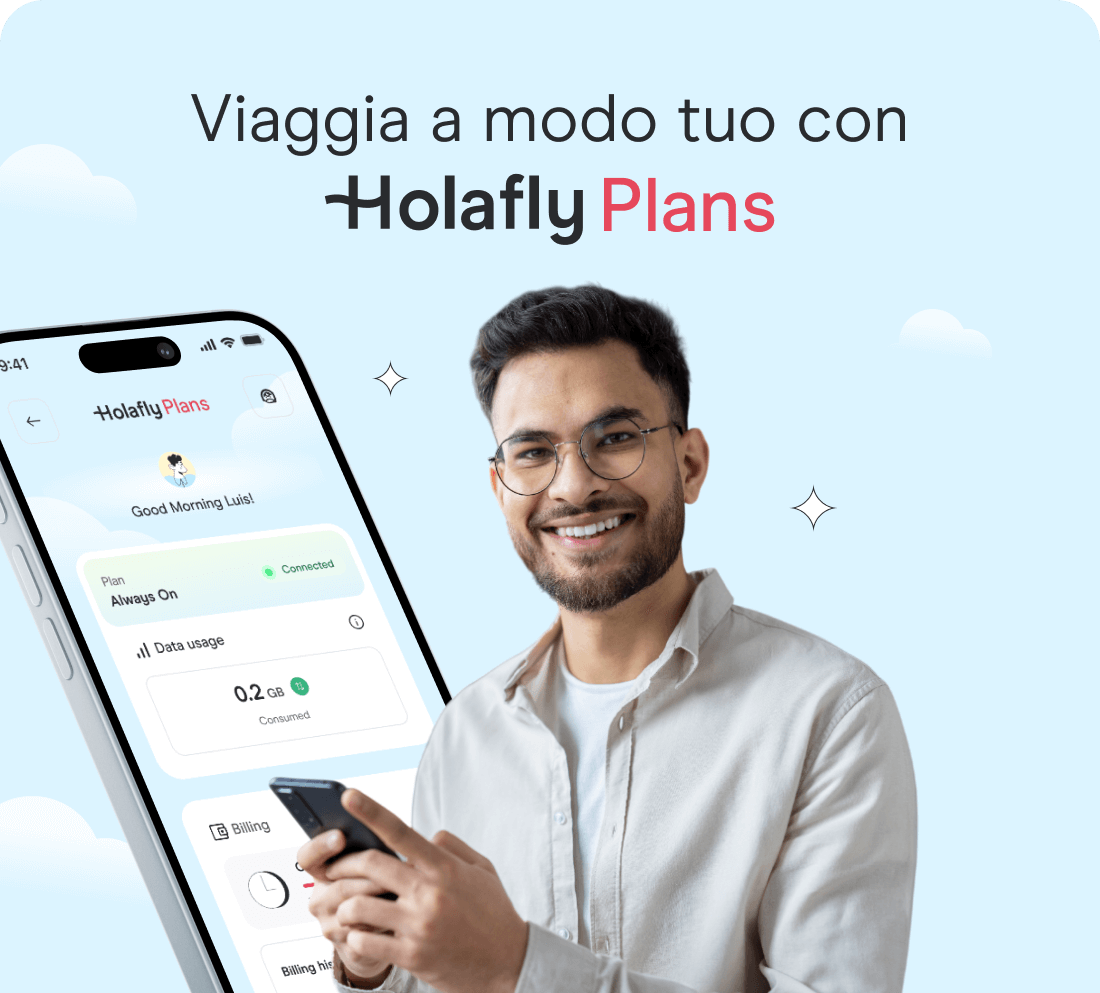 Viaggia a modo tuo con Holafly Plans